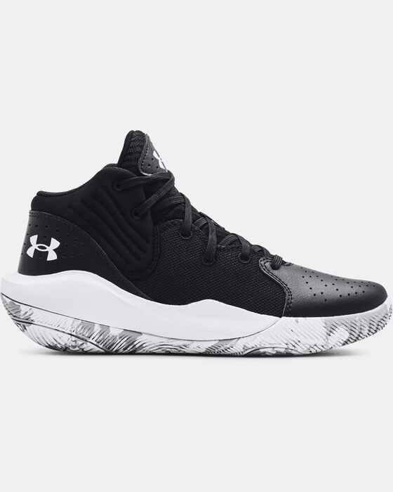 Grade School UA Jet '21 Basketball Shoes image number 0
