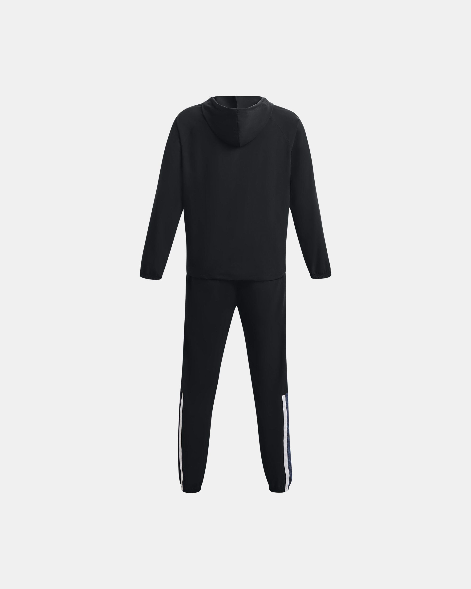 Black hot sale tracksuit men