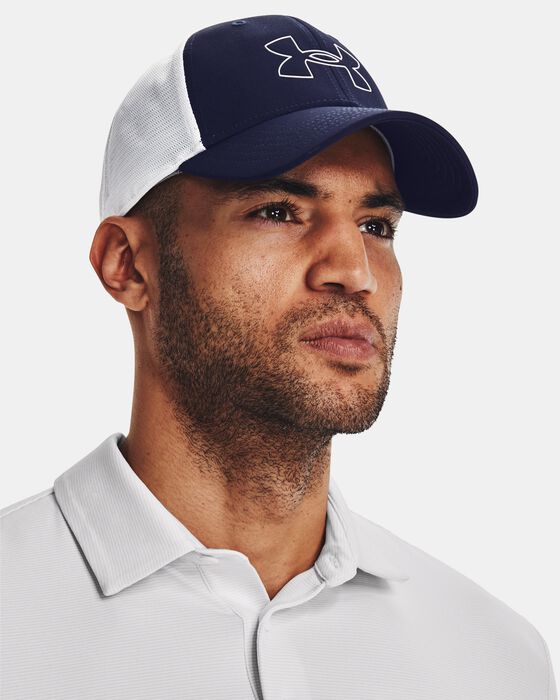 Men's UA Iso-Chill Driver Mesh Adjustable Cap image number 2