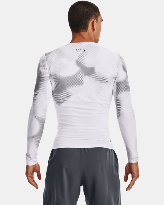 Men's UA Iso-Chill Compression Printed Long Sleeve Men's UA Iso-Chill Compression Printed Long Sleeve image number 1