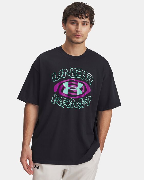 Men's UA Heavyweight Hoops Hoopnotic Short Sleeve image number 0