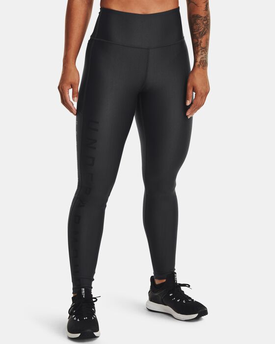 Women's HeatGear® Armour Branded Leggings image number 0