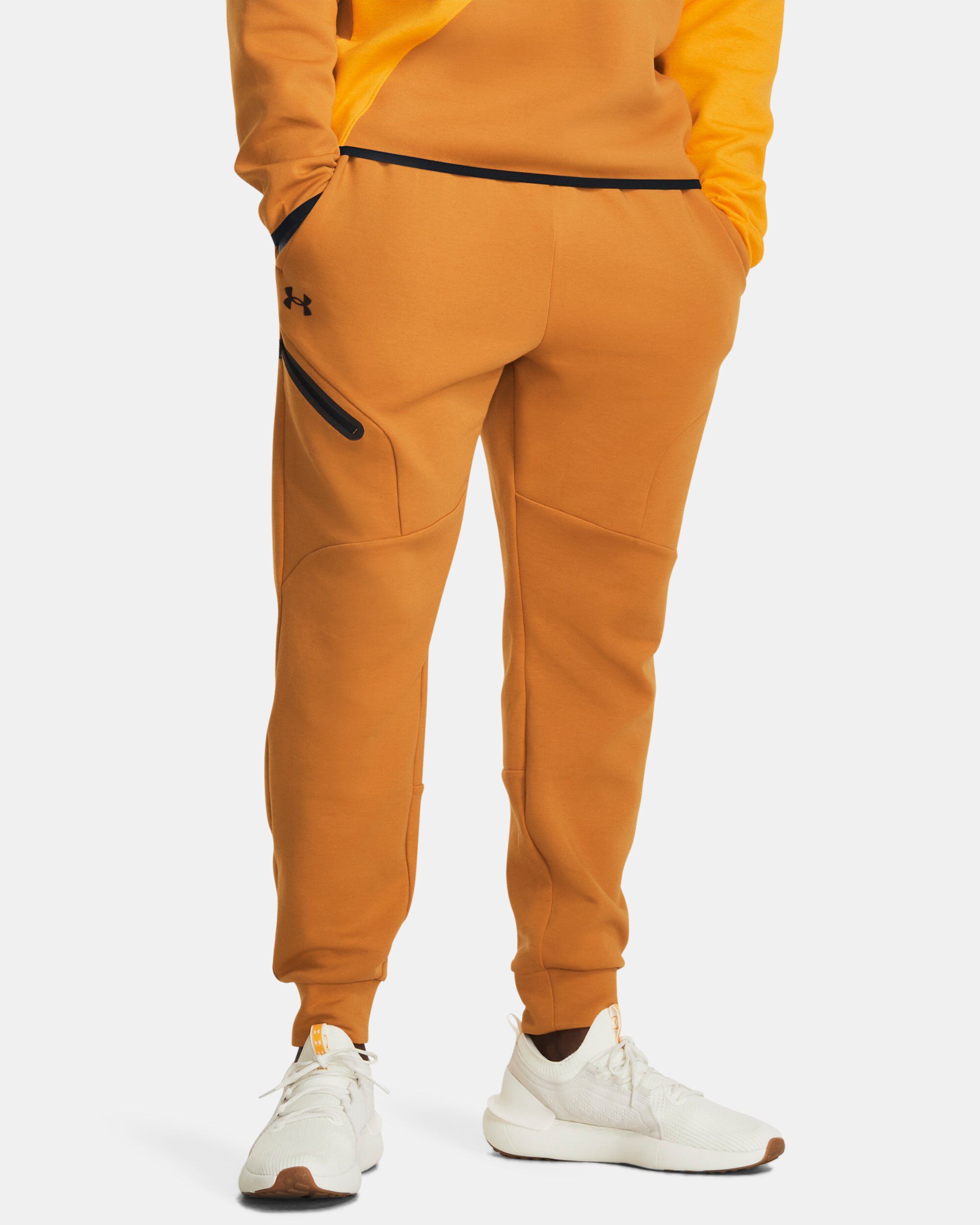 Buy Men s UA Unstoppable Fleece Joggers Orange in Dubai UAE Under Armour