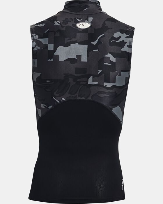Men's UA Iso-Chill Compression Mock Printed Sleeveless image number 6