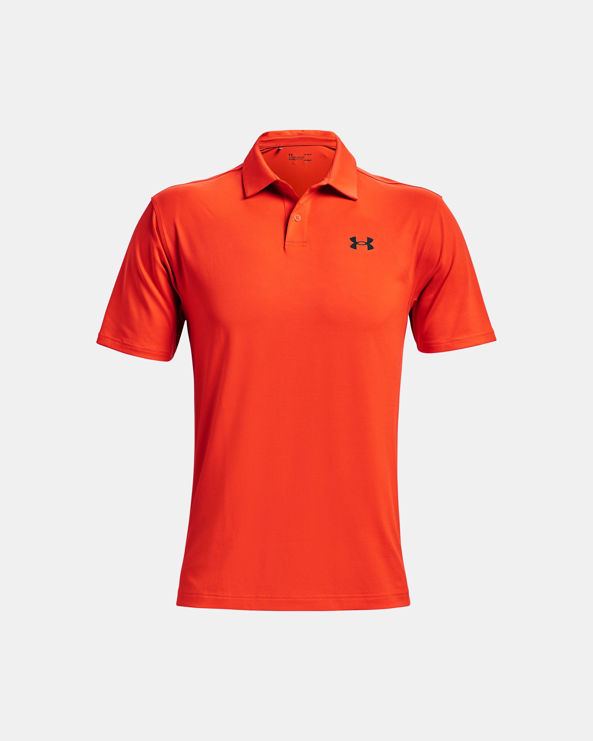 Orange under armour on sale polo