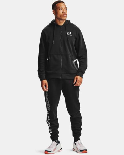 Men's UA Rival Fleece AMP Full Zip Hoodie