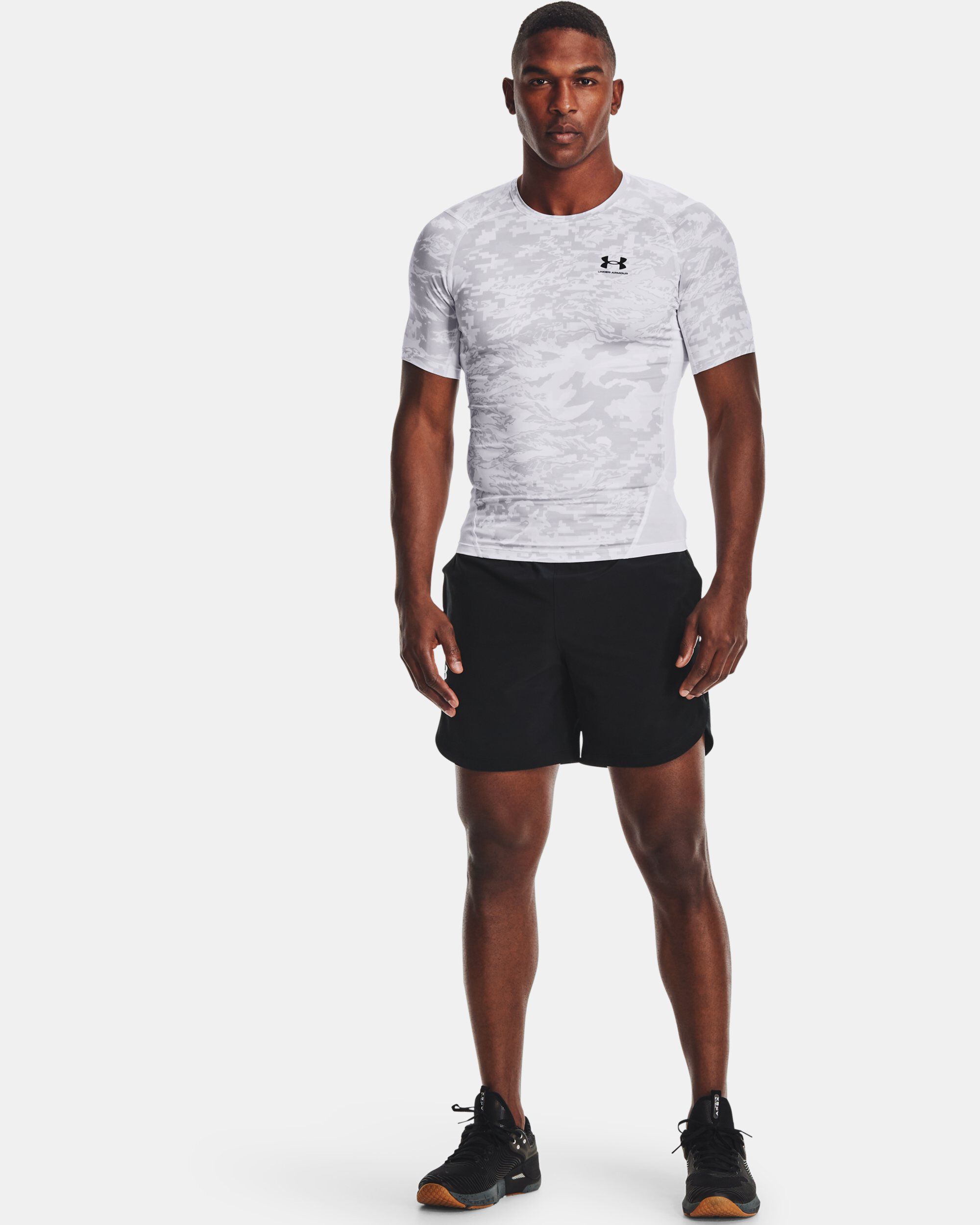 Under Armour Men s HeatGear Armour Camo Short Sleeve White in