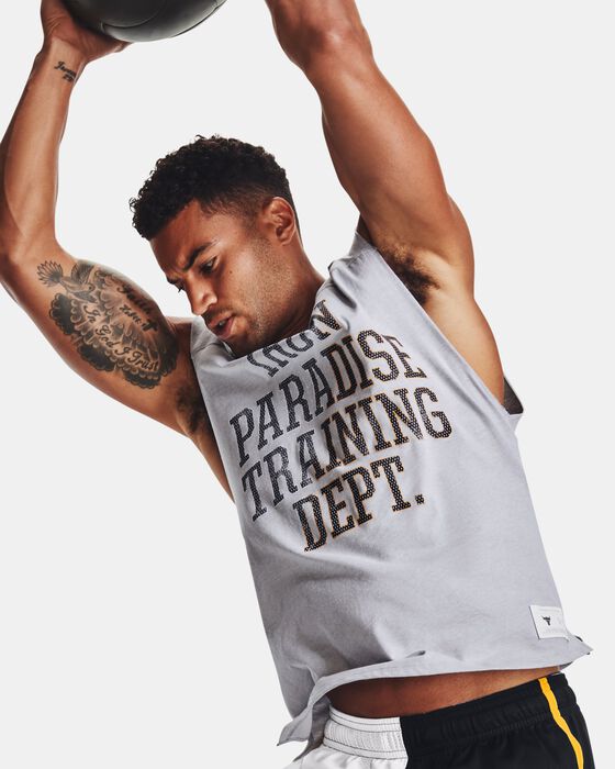 Men's Project Rock Cutoff T-Shirt image number 3