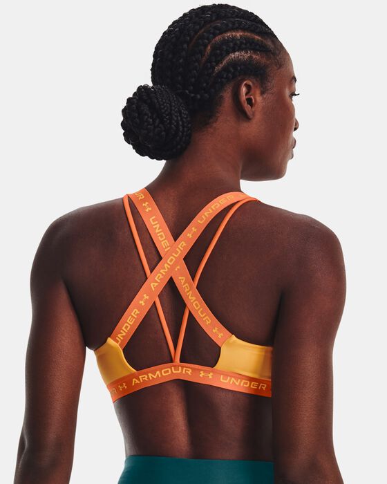 Women's UA Crossback Low Sports Bra image number 1