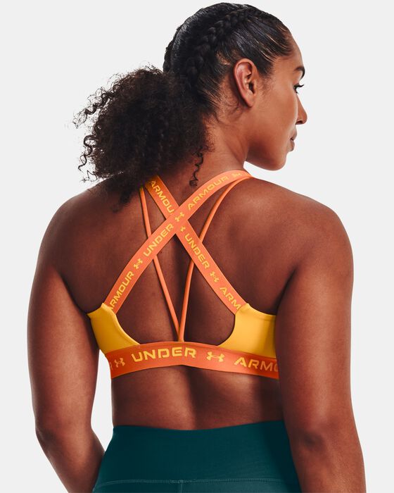 Women's UA Crossback Low Sports Bra image number 6