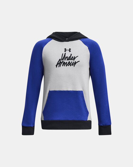 UA Rival Fleece Script Colorblock image number 0