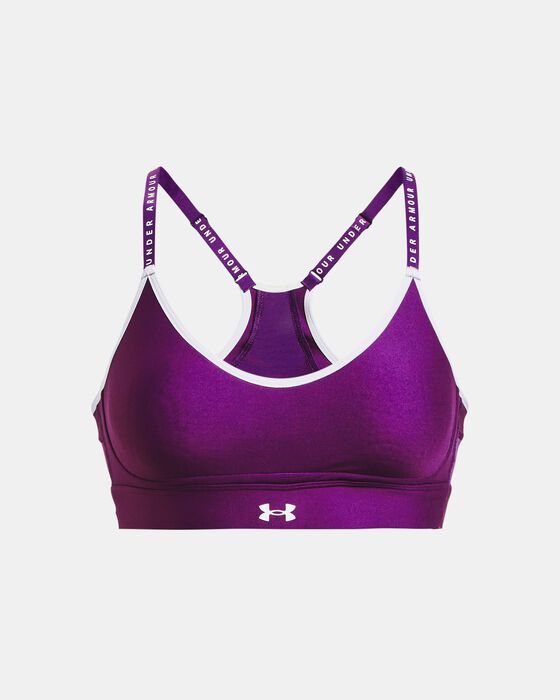 Women's UA Infinity Low Covered Sports Bra image number 8