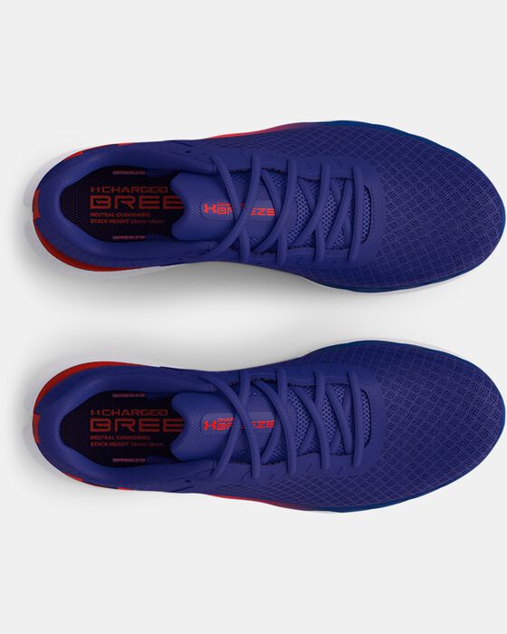 Buy Men's UA Charged Breeze Running Shoes Blue in Dubai, UAE