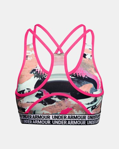 Girls' HeatGear® Armour Printed Sports Bra