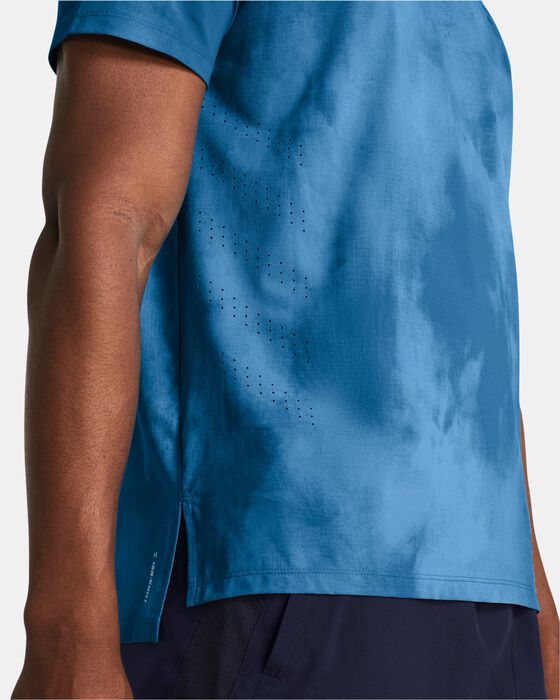 Men's UA Launch Elite Wash Short Sleeve image number 2