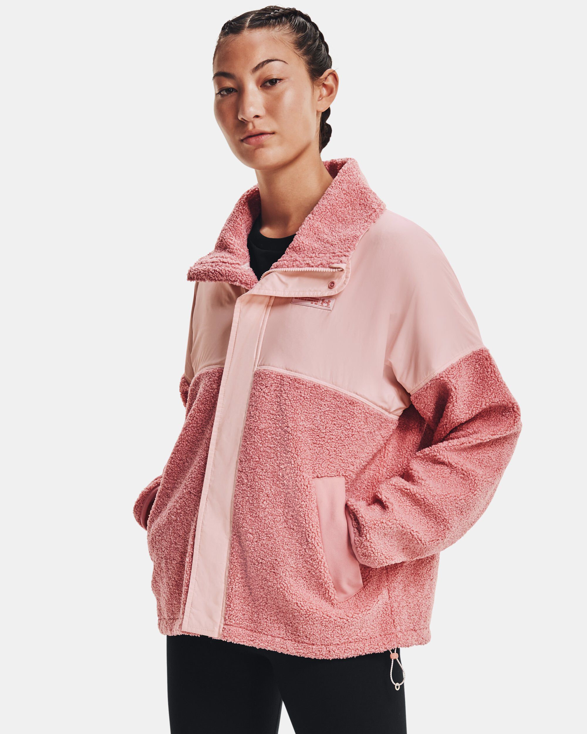 Under armour swacket women pink top