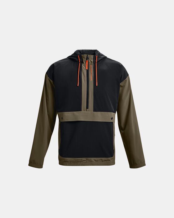 Men's UA RUSH™ Woven Hooded Popover Men's UA RUSH™ Woven Hooded Popover image number 9
