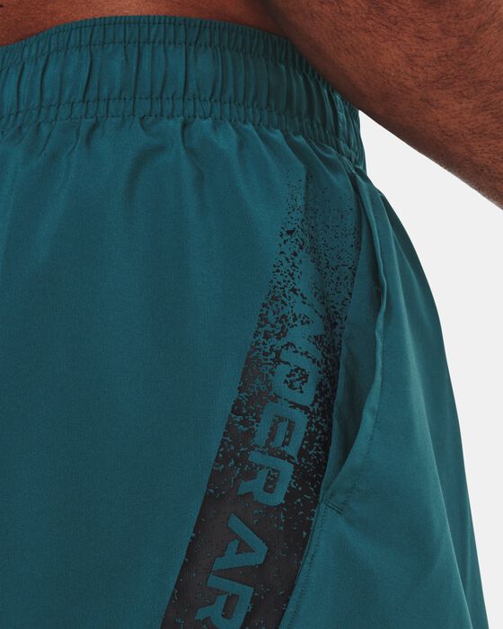 Men's UA Woven Graphic Shorts image number 3