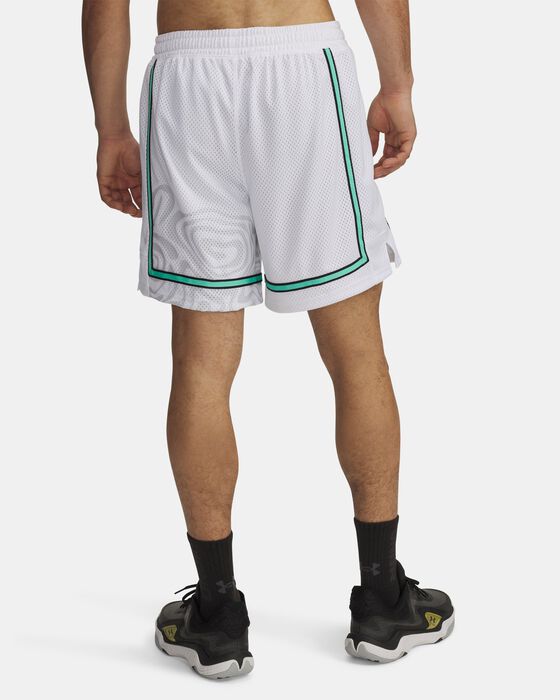 شورت يو ايه زون برو مطبوع من نسيج شبكي بطول 7 إنش للرجال image number 1