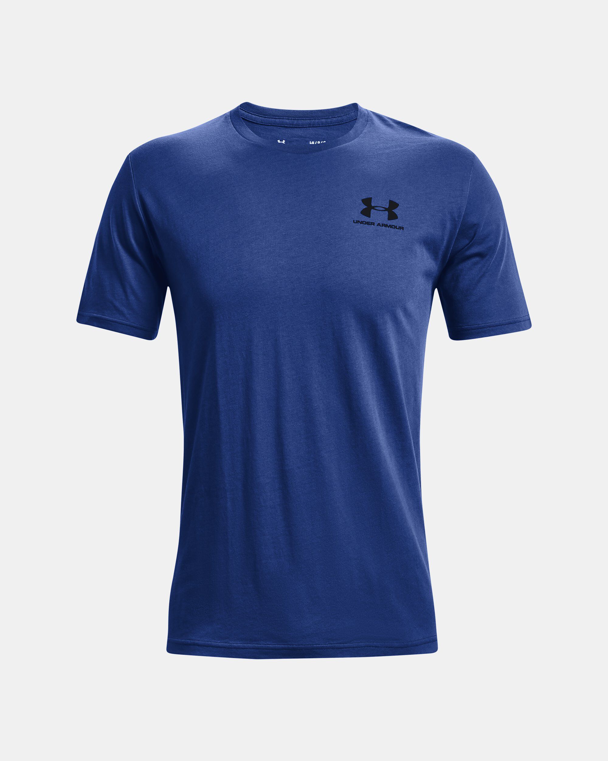 Buy Men's UA Left Chest Logo Short Sleeve Blue in Dubai, UAE | Under Armour