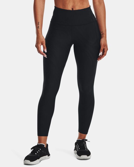 Women's UA Meridian Jacquard Ankle Leggings image number 0