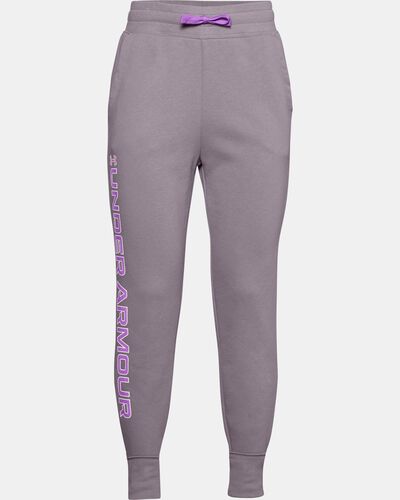 Girls' UA Rival Fleece Joggers