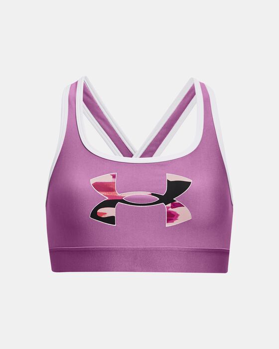 Girls' UA Crossback Graphic Sports Bra image number 0