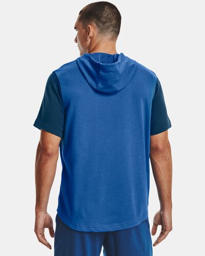 Men's UA Rival Terry Colorblock Short Sleeve Hoodie