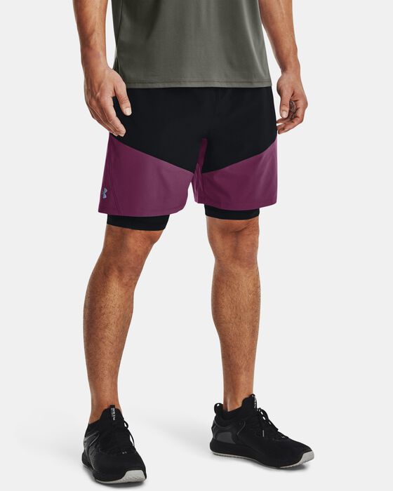 Men's UA Woven 2-in-1 Shorts image number 0