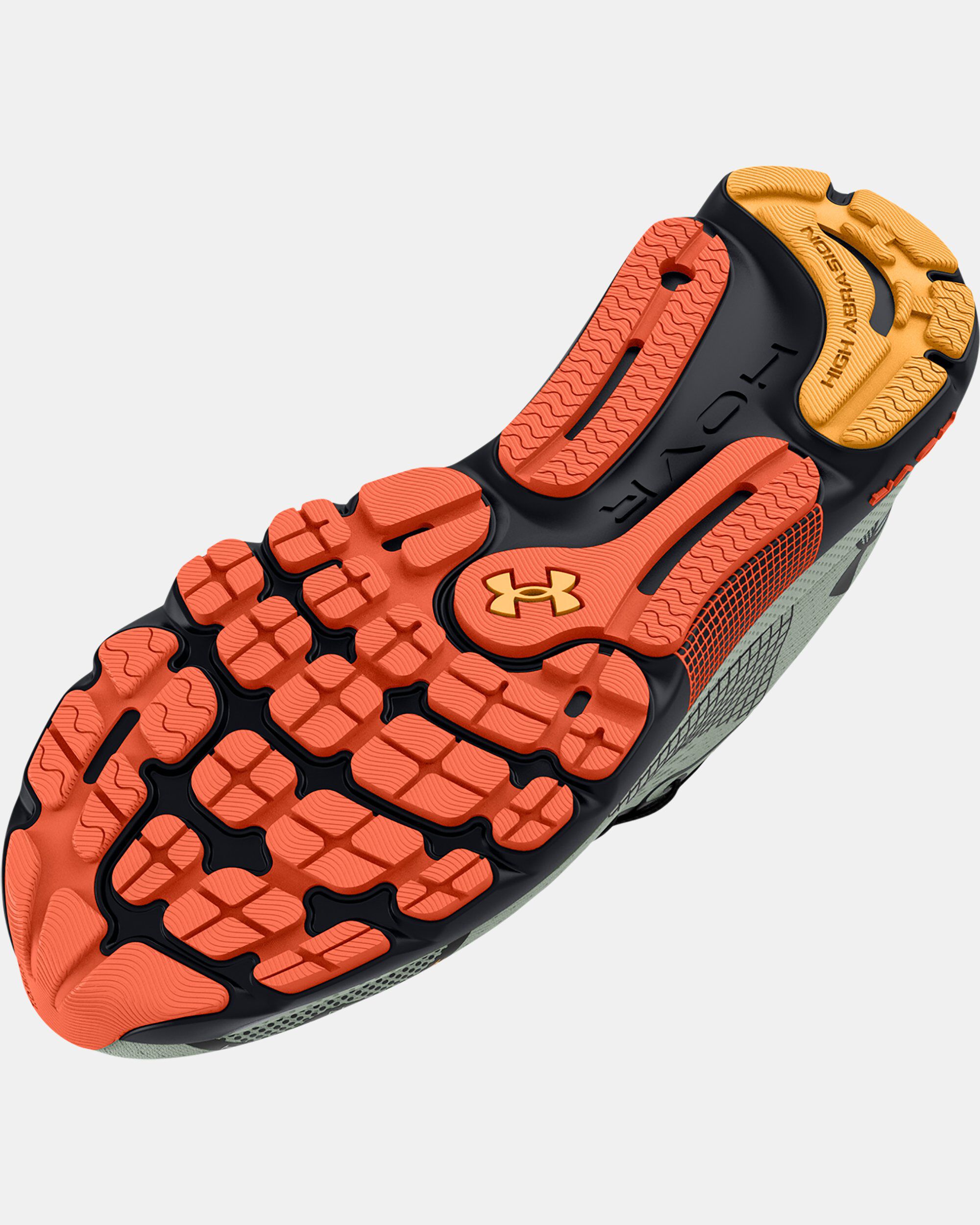 Orange under armor shoes online