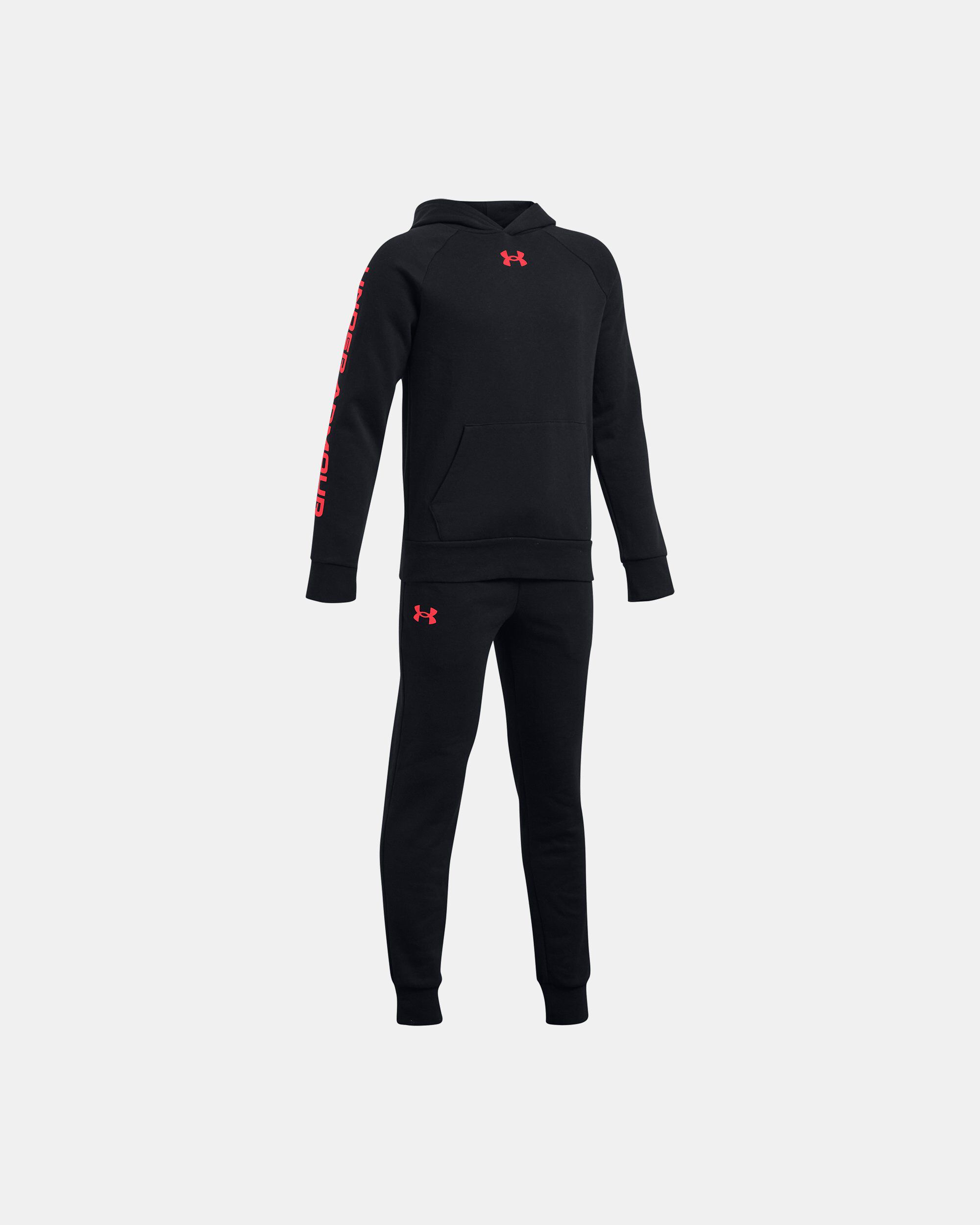 Buy Boys UA Rival Fleece Suit Black in Dubai UAE Under Armour