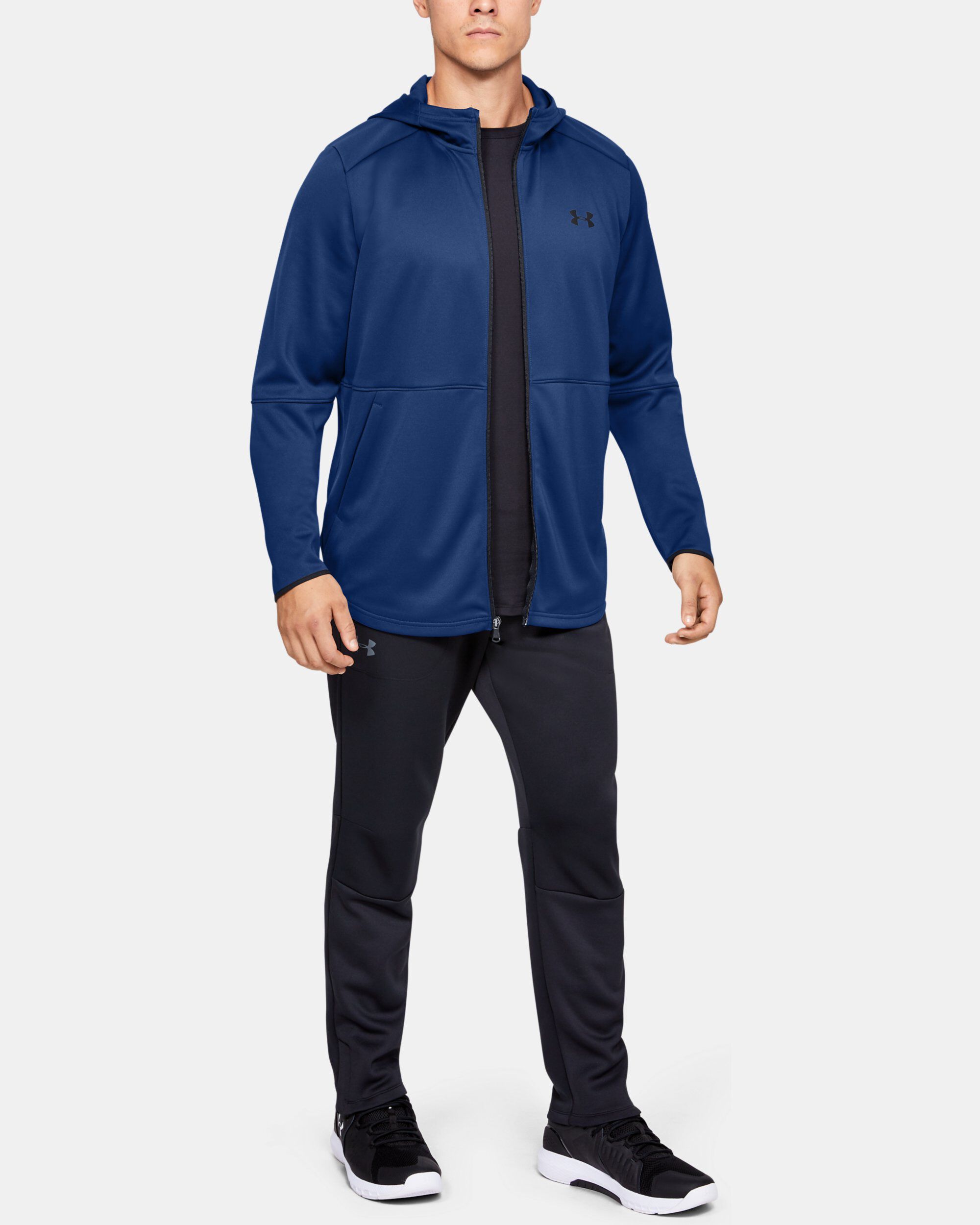 Buy Men s UA MK 1 Warm Up Full Zip Hoodie Blue in Dubai UAE Under Armour