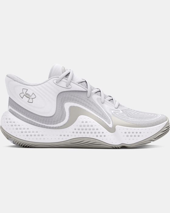 Unisex UA Spawn 6 Mid Basketball Shoes image number 0