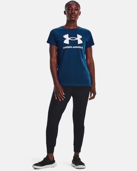 Women's UA Rival Logo Short Sleeve image number 2