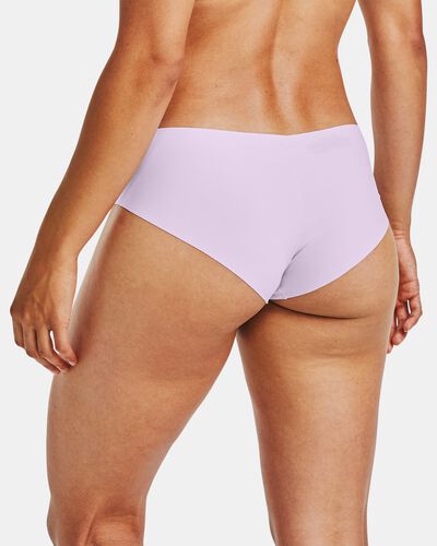 Women's UA Pure Stretch Hipster 3-Pack Printed