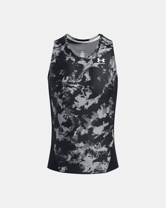 Men's HeatGear® Iso-Chill Printed Tank image number 2