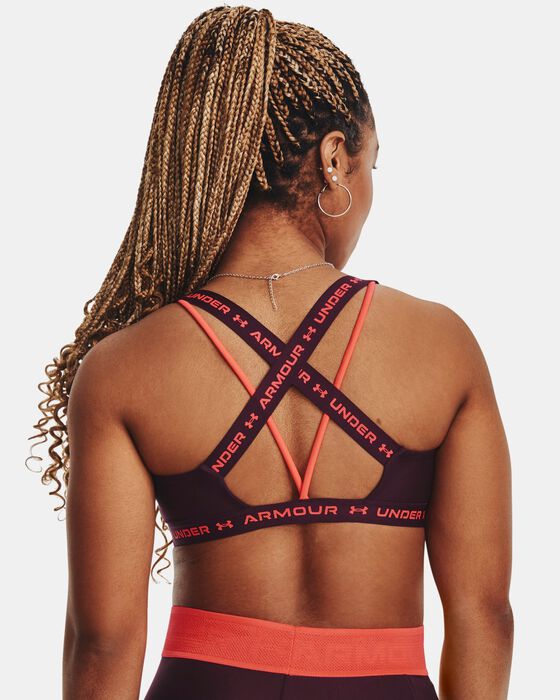 Women's UA Crossback Low Sports Bra image number 1