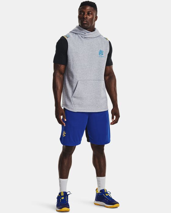 Men's Curry Fleece Sleeveless Hoodie image number 2