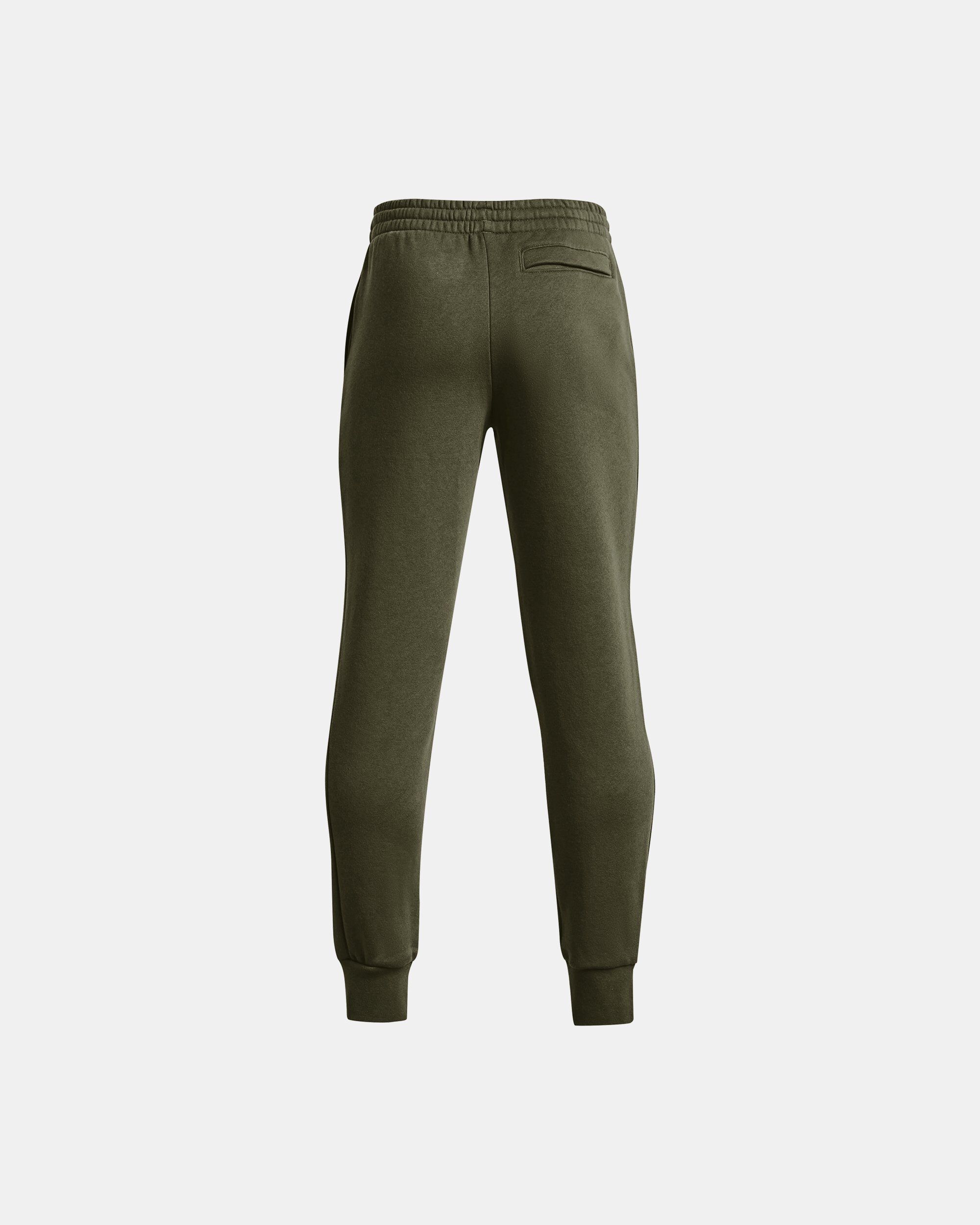 Buy Boys UA Rival Fleece Joggers Green in Dubai UAE Under Armour