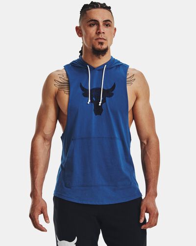 Men's Project Rock BSR Bull Sleeveless Hoodie