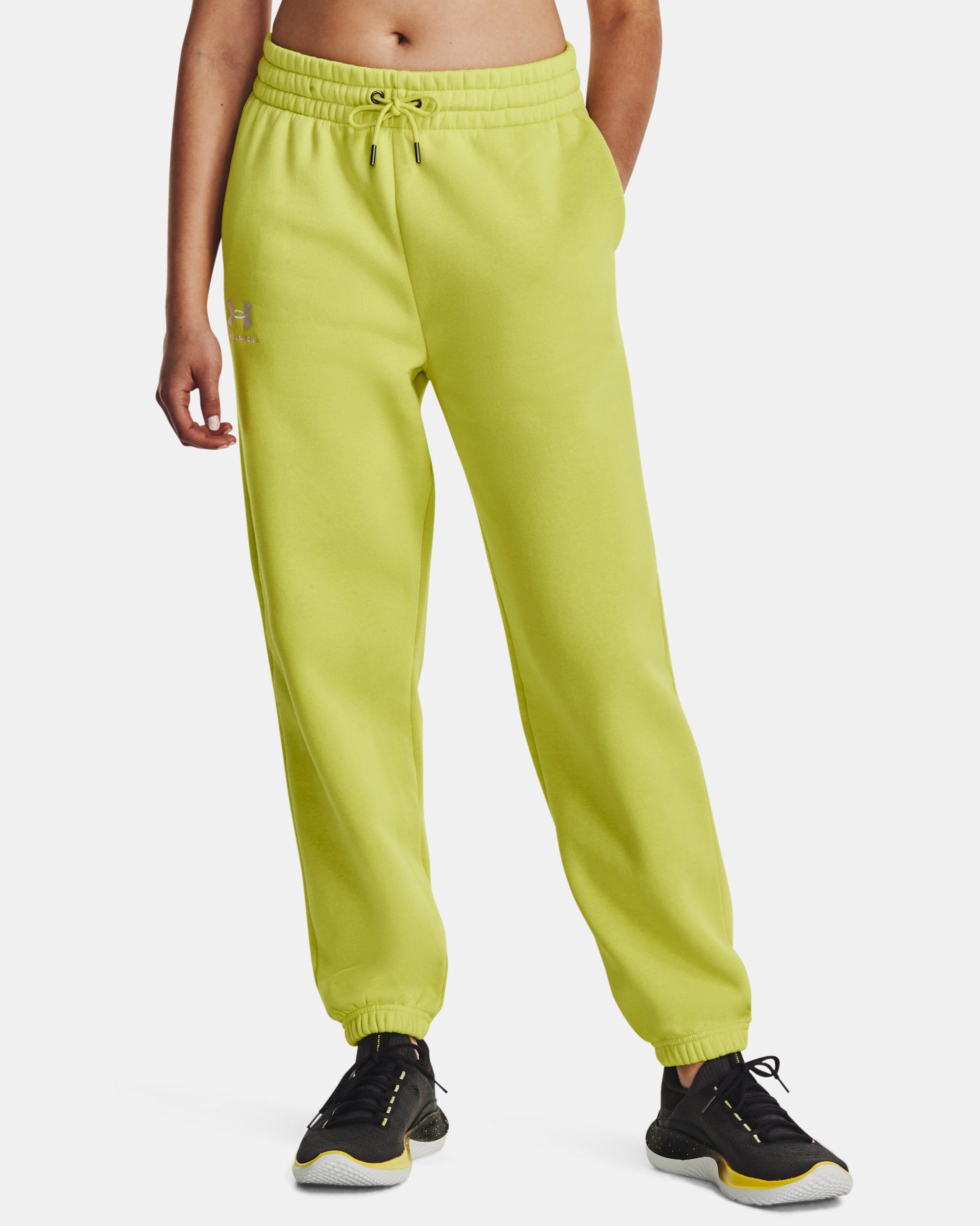 Bright yellow sweatpants on sale