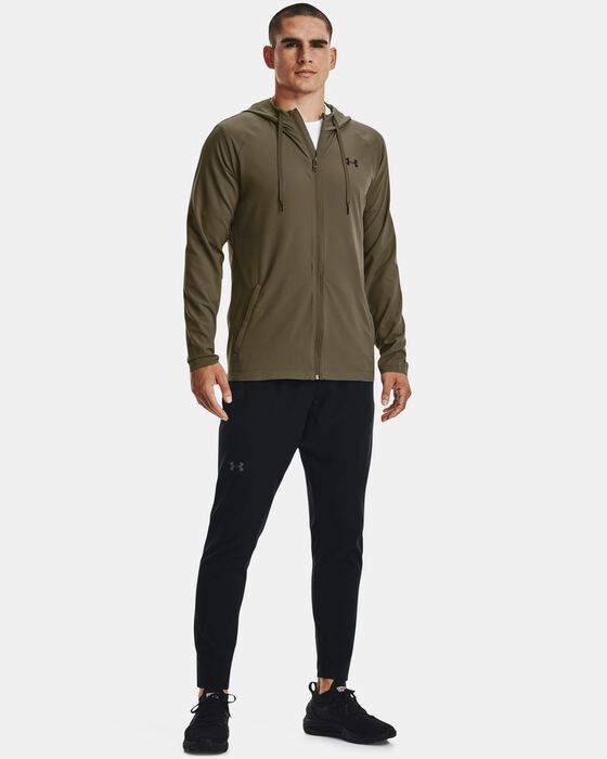 Men's UA Woven Perforated Windbreaker Jacket image number 2