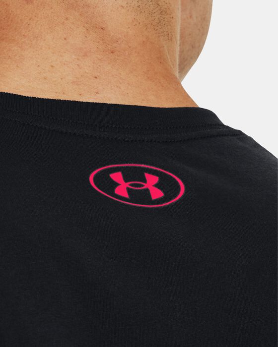 Men's UA Athletic Department Colorblock Short Sleeve image number 3