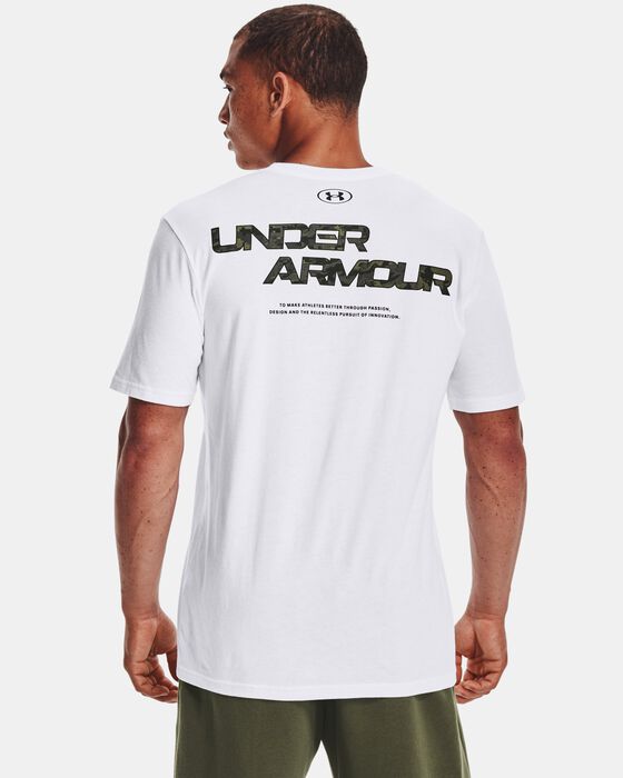Men's UA ABC Camo Fill Wordmark Short Sleeve image number 1