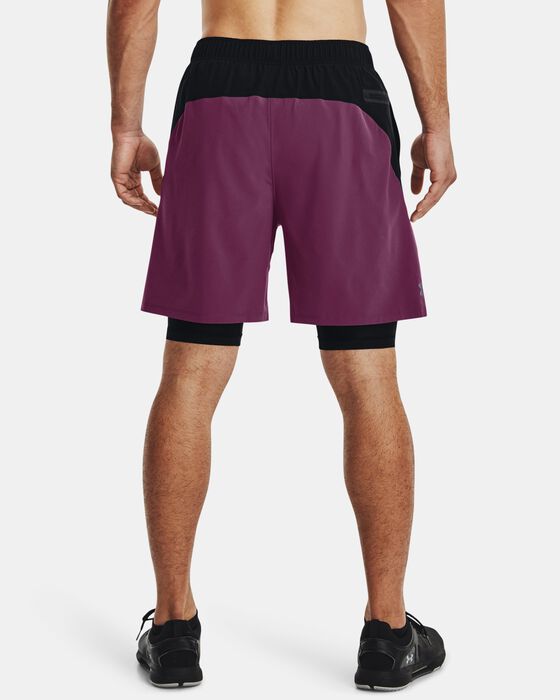 Men's UA Woven 2-in-1 Shorts image number 1