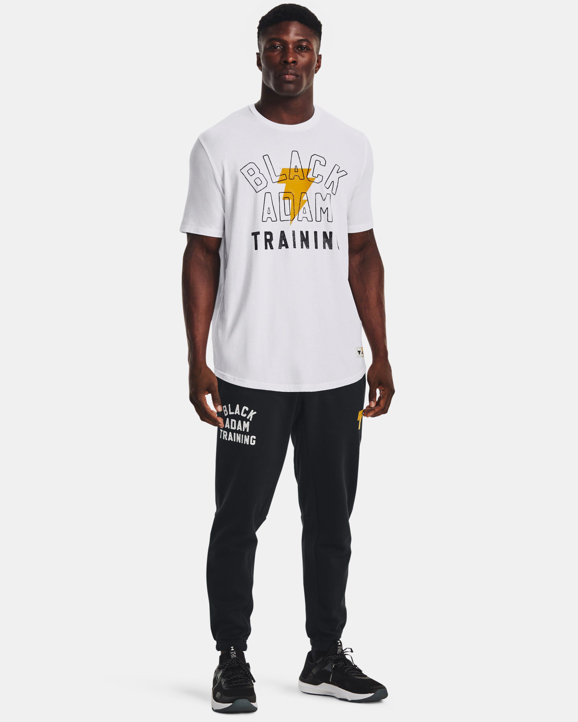 Buy Men's Project Rock Black Adam Graphic Short Sleeve White