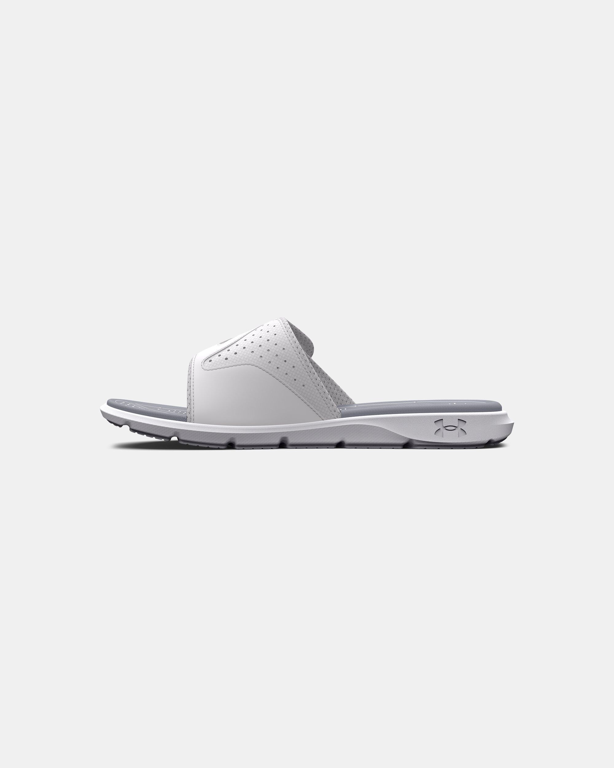 White slides best sale