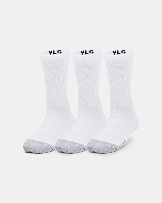 Youth HeatGear® Crew Socks 3-Pack image number 0