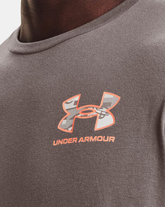 Men's UA ABC Camo Fill Wordmark Short Sleeve image number 3
