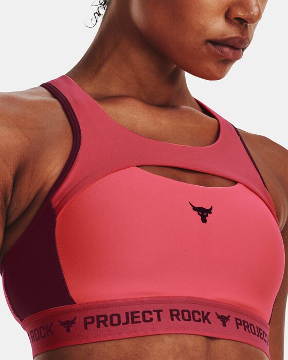 Women's Project Rock Crossback Sports Bra image number 1